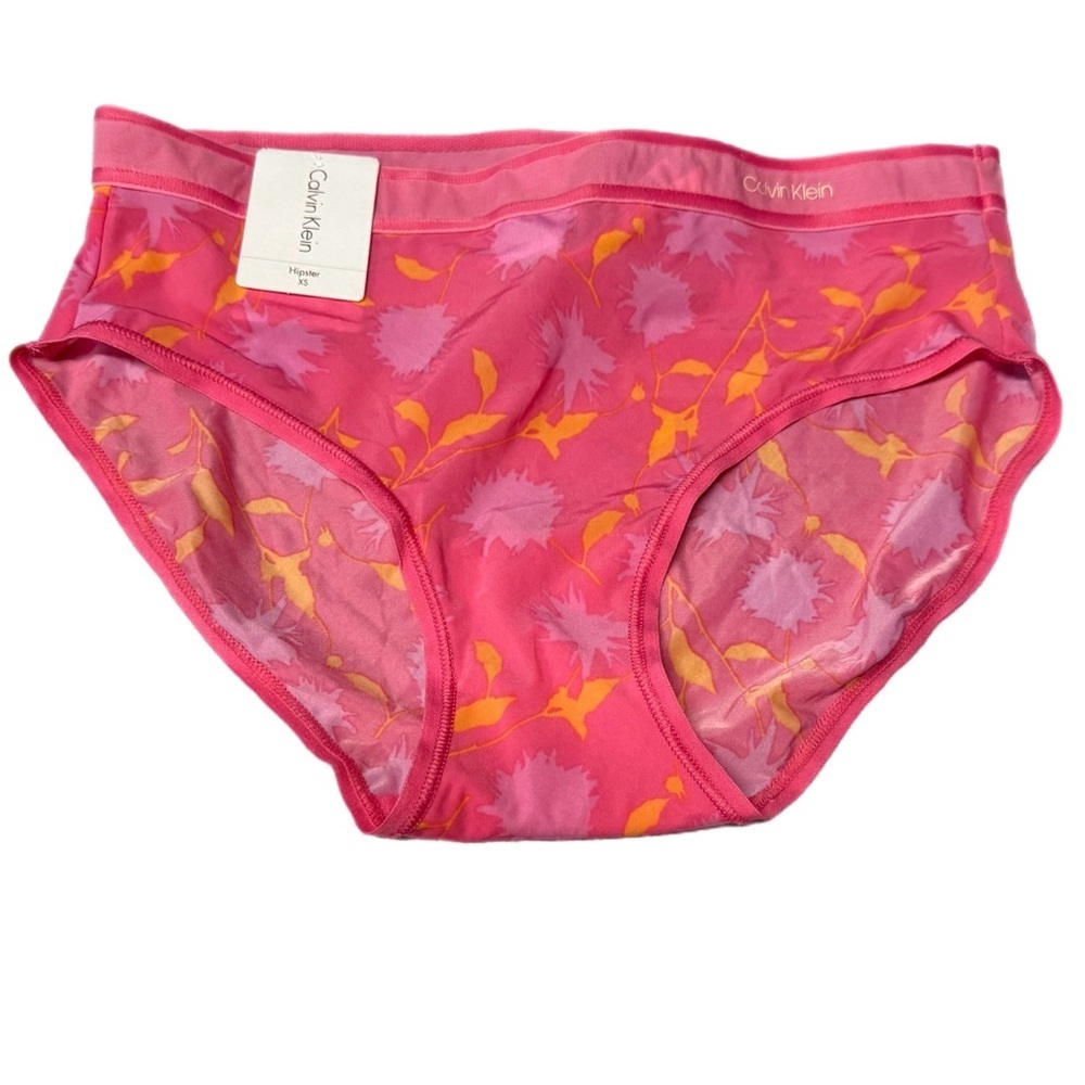 Calvin Klein Second Skin Hipster Panty QD3836 Medium Floral NWT